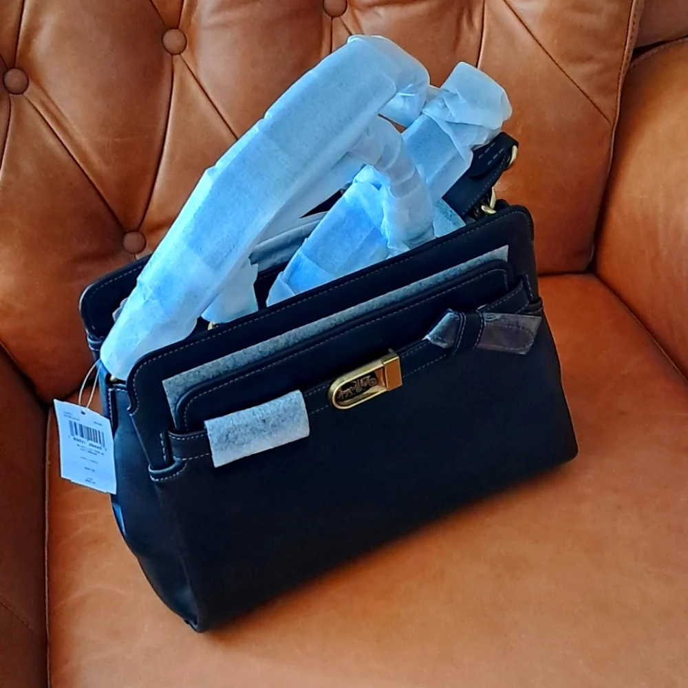 NWT Coach Tate Carryall 29 Black - Picture 3 of 16